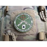 Nášivka SNIPER DEATH SPADE plast velcro MULTICAM