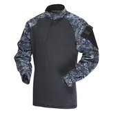 Košile taktická COMBAT TRU 1/4 ZIP MIDNIGHT DIGITAL vel.M