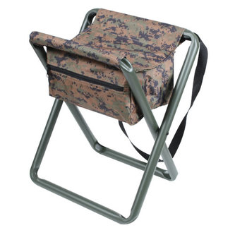 Stolička DELUXE skládací s vakem DIGITAL WOODLAND Stolička DELUXE skládací s vakem DIGITAL WOODLAND