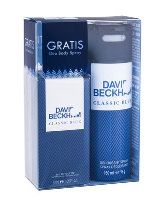 David Beckham Classic Blue toaletní voda 40 ml + deodorant 150 ml