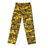 Kalhoty US BDU YELLOW CAMO MMB vel.L