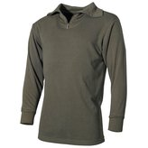 Triko BW Plüsch zimní s rolákem na zip orig ZELENÉ vel.7