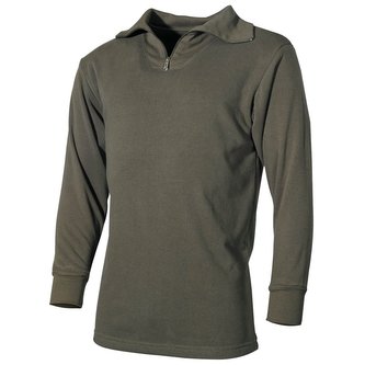 Triko BW Plüsch zimní s rolákem na zip orig ZELENÉ vel.7