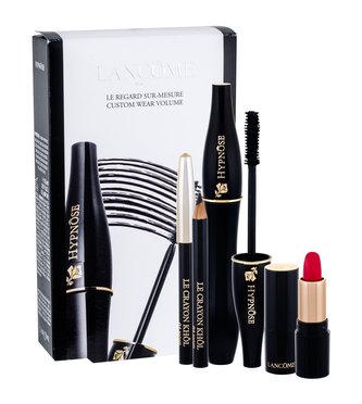 Lancôme Hypnose řasenka 6,2 ml + tužka na oči Le Crayon Khol 0,7 g 01 + rtěnka L´Absolu Rouge 1,6 g 132 Caprice Cream