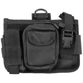 Pouzdro na pásek pro mobil,doklady a nůž uchycení MOLLE ČERNÉ