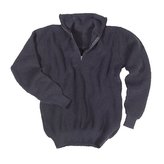 Svetr TROYER ACRYL s límečkem MODRÝ vel.56