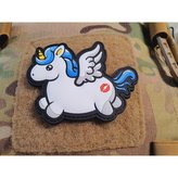 Nášivka JEDNOROŽEC KISSMYASS plastová velcro