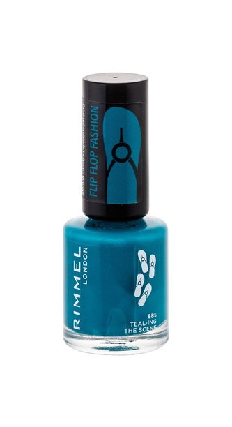 Rimmel London 60 Seconds Lak na nehty Flip Flop 8 ml 885 Teal-ing The Scene pro ženy