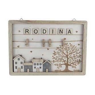 Závěsná dekorace s kolíčky D6121