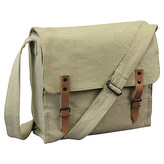 Taška přes rameno plátěná KHAKI