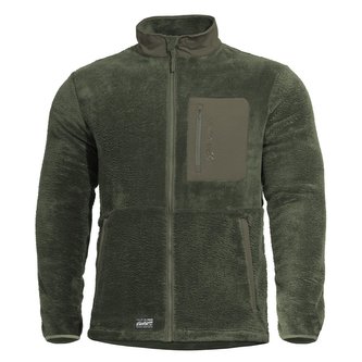 Mikina GRIZZLY FULL-ZIP ZELENÁ vel.S