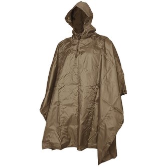 Pončo US MILITARY rip-stop COYOTE