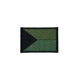 Nášivka ČR vlajka střední velcro ZELENÁ (56mm)