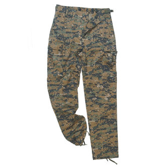 Kalhoty US BDU POLY polní DIGITAL WOODLAND vel.S