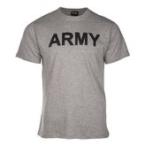 Triko krátký rukáv s nápisem ARMY ŠEDÉ vel.M