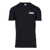 Triko krátký rukáv 2 nápisy 'SECURITY' ČERNÉ vel.5XL