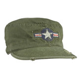 Čepice VINTAGE FATIGUE AIR CORP ZELENÁ vel.L (7 1/2)