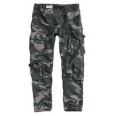 Kalhoty AIRBORNE SLIMMY BLACK CAMO vel.S