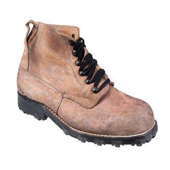 Boty švýcarské pohorky s okovy kožené použité vel.25,5