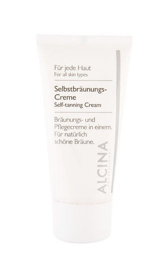 ALCINA Self-Tanning Cream Samoopalovací přípravek 50 ml pro ženy