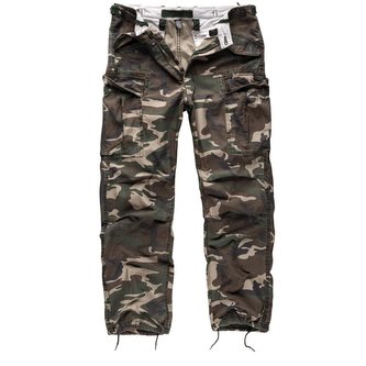 Kalhoty VINTAGE FATIGUE WOODLAND vel.XXL