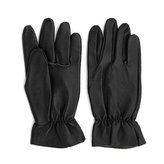 Rukavice pracovní AČR slabé kožené prstové ČERNÉ vel.24