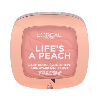 L´Oréal Paris Wake Up & Glow Tvářenka Life´s a Peach 9 ml 01 Peach Addict pro ženy