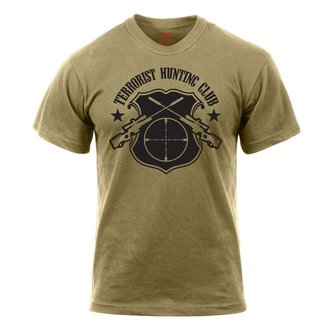 Triko TERRORIST HUNTING CLUB COYOTE BROWN vel.XXL