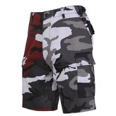 Kraťasy dvoubarevné BDU RED/CITY CAMO vel.S