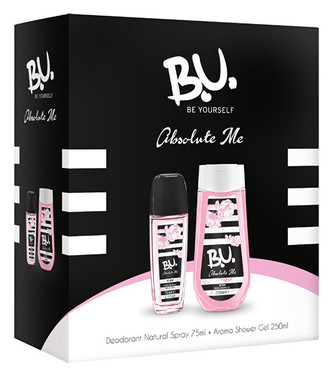 B.U. Absolute Me deodorant 75 ml + sprchový gel 250 ml