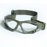 Brýle COMMANDO AIR Mil-Tec ZELENÉ ČIRÉ