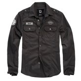 Košile LUIS VINTAGE dlouhý rukáv ČERNÁ vel.XXL