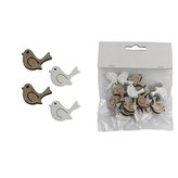 Dekorace ptáček, 24 ks D6137