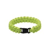 Náramek PARA 15mm reflexní NEONOVÁ ZELENÁ vel.XL/10"