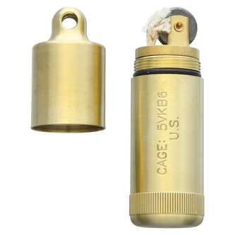 Zapalovač PEANUT XL vodotěsný MOSAZ