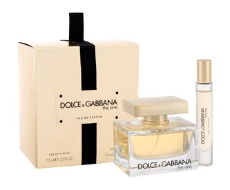 Dolce&Gabbana The One parfémovaná voda 75 ml + parfémovaná voda 7,4 ml Dolce&Gabbana The One parfémovaná voda 75 ml + parfémovaná voda 7,4 ml