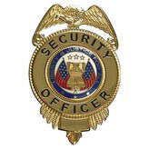 Odznak SECURITY OFFICER justice for all