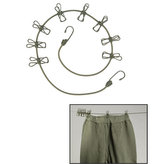 Šňůra na prádlo ZELENÁ + 8 kolíčků