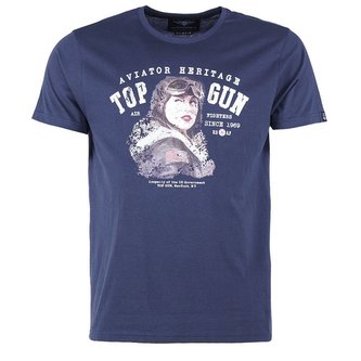 Triko krátký rukáv AVIATOR MODRÉ vel.XXL