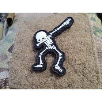 Nášivka TRIUMPH SKELETON velcro GLOW IN THE DARK