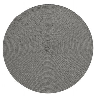 Prostírání | PINTO | kulaté tmavě šedé | 38 cm | SS22 821733 Homla