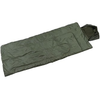 Spacák celorozepínací dekový lehký PILOT 2-vrstvý ZELENÝ