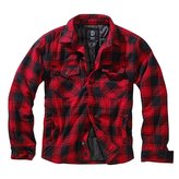 Košile LUMBERJACKET dlouhý rukáv flanel ČERVENO/ČERNÁ vel.S