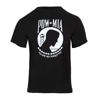 Triko POW/MIA ČERNÉ