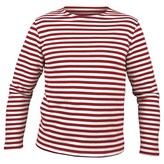 Triko námořnické MARINE dl.rukáv ČERVENÉ vel.XXL