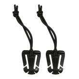 Gumicuk MOLLE 2 kusy ČERNÝ