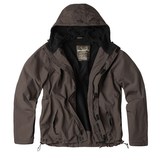 Bunda WINDBREAKER ZIPPER HNĚDÁ vel.S