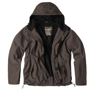 Bunda WINDBREAKER ZIPPER HNĚDÁ vel.S