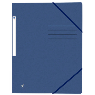 Oxford, Tříchlopňové desky, karton, A4, tmavě modrá