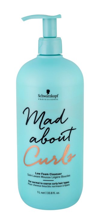 Schwarzkopf Mad About Curls Šampon Low Foam Cleanser 1000 ml pro ženy